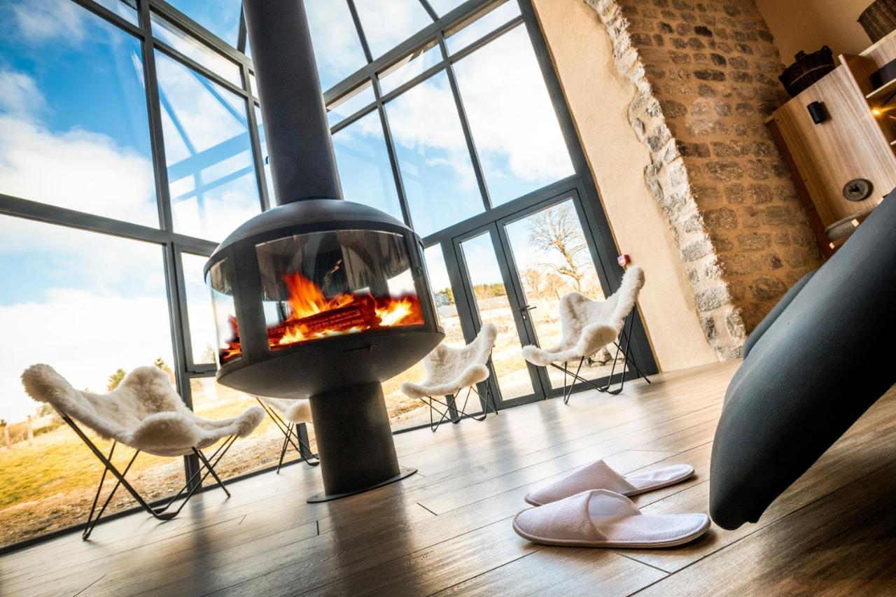 Hotel Restaurant De La Poste Et La Grange Detente, Espace Bien-Etre Châteauneuf-de-Randon 외부 사진
