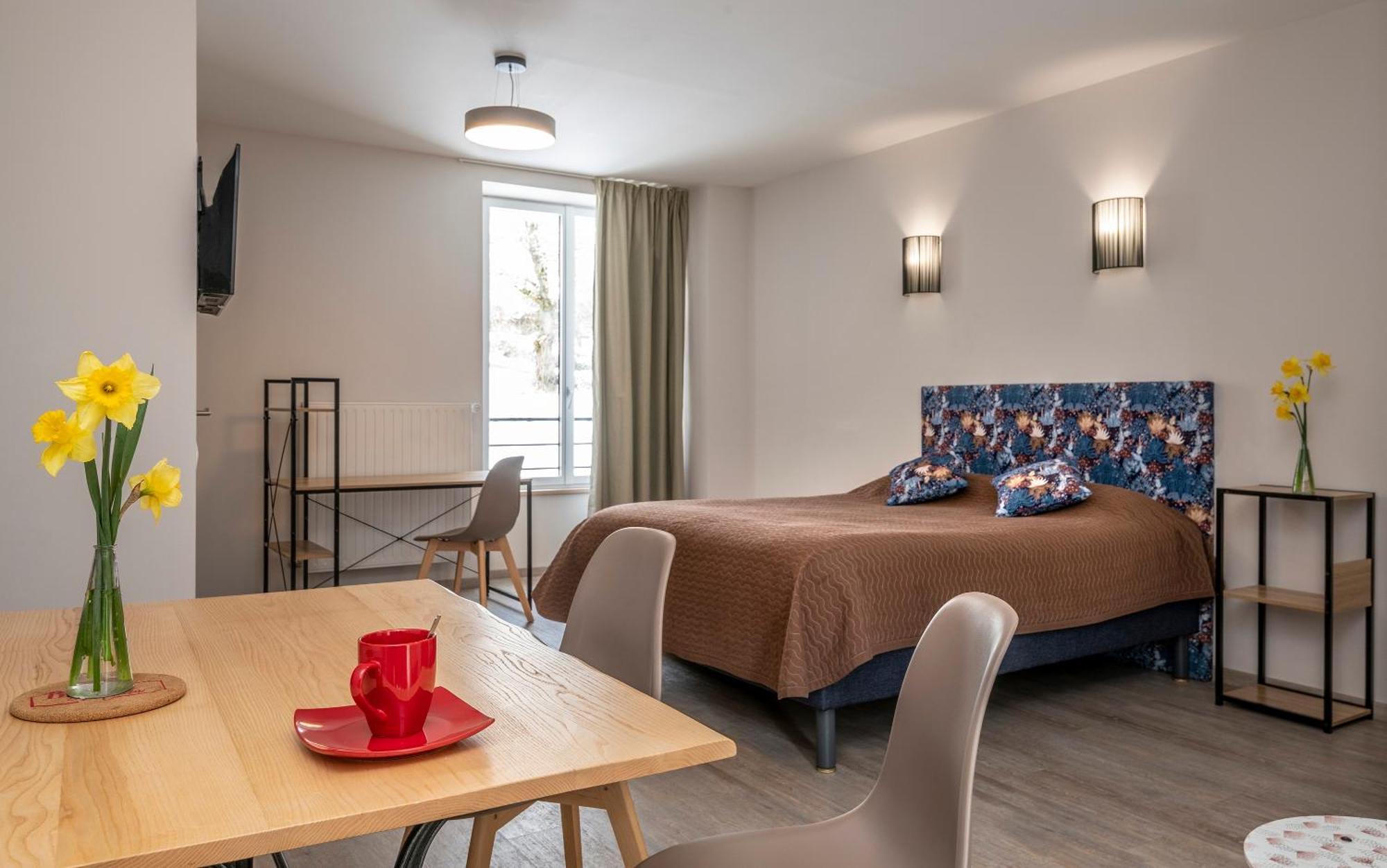 Hotel Restaurant De La Poste Et La Grange Detente, Espace Bien-Etre Châteauneuf-de-Randon 객실 사진